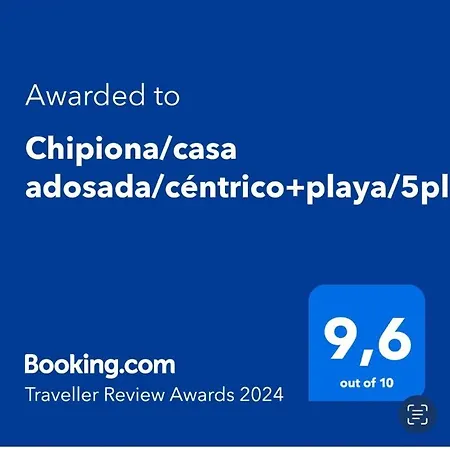 Chipiona/casa Adosada/centrico+playa/5plazas/garaje/ Holiday home